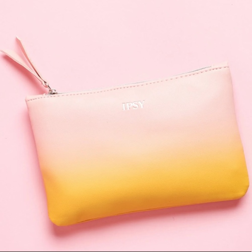 Ipsy Ombré Cosmetic Glam Clutch Bag